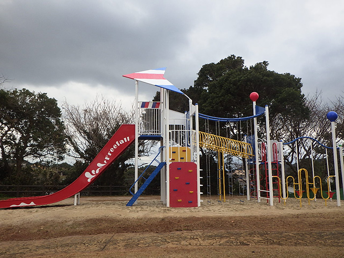 尾の上公園 遊具設置
