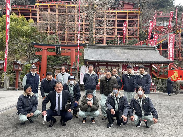 祐徳稲荷神社に祈願祭に行って来ました。