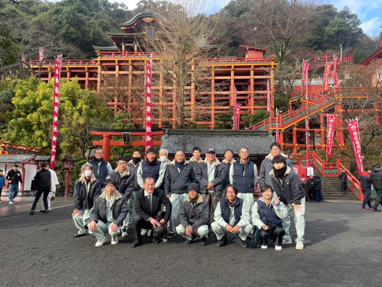 令和7年度　祐徳稲荷神社に祈願祭に行ってきました。