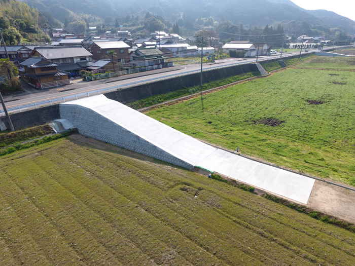 2号取付道路　完了